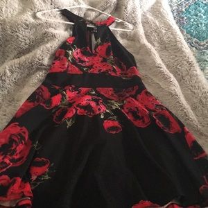 Dress with roses. Worn once or obo